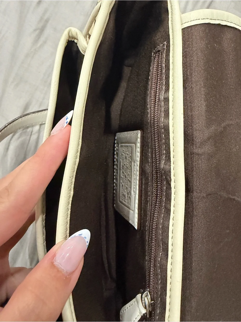 Coach Soho Buckle Flap Brown Signature Jacquard Crossbody Shoulder Bag Y2K